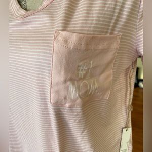 NWT Rae Dunn #1 Mom Pajama Shirt
